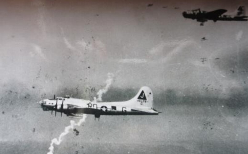 Amerikaanse B-17G(44-6078) crash in Boxmeer