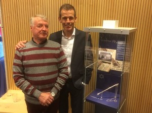 Theo Seijs (L) en Dick Jetten zijn de drijvende krachten achter het 'Jad-project'van Nepomuk