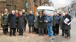 Een delgatie uit Laren kwam naar Boxmeer
