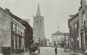 wilhelminaplein zonder boom voor de aanplant in 1898