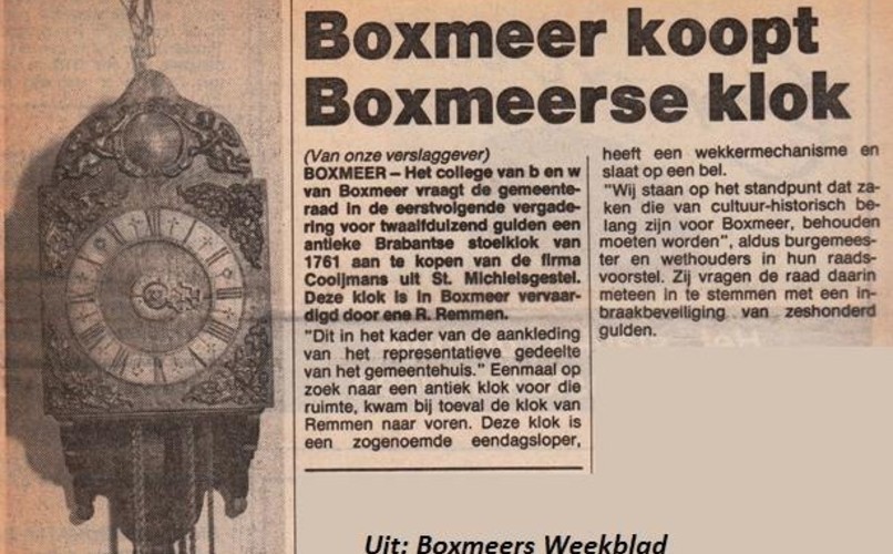 Zoeken in het Boxmeers Weekblad